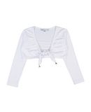 PATRIZIA PEPE M�dchen 3-8 jahre Wickelpullover Farbe Wei� Gr��e 1