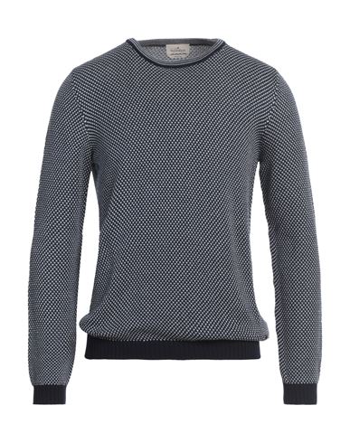 Man Sweater Navy Size 42 Cotton