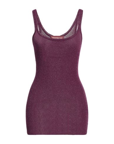 Woman Top Deep purple Size XS Viscose, Polyamide, Polyester