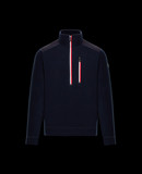 MONCLER ZIPPED MOCK POLO NECK - High necks - men
