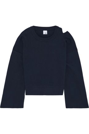 IRIS & INK Nora cutout cotton sweater