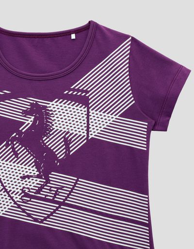 Scuderia Ferrari Online Store - Girls’ printed jersey T-shirt - Short Sleeve T-Shirts