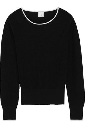 IRIS & INK Ellie cutout cotton-blend sweater