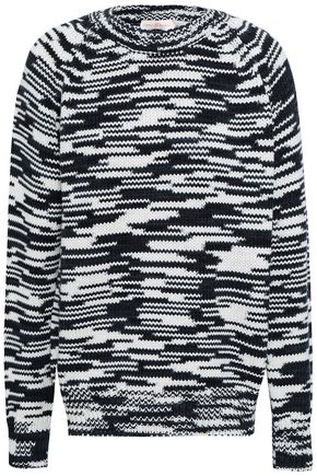 TORY BURCH Marled merino wool sweater