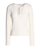 DEREK LAM 10 CROSBY Damen Pullover Farbe Elfenbein Gre 7