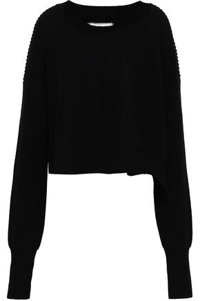 RE/DONE by LEVI'S Ribbed wool and cashmere-blend sweater