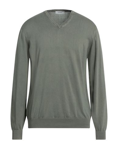 Alpha Studio Man Sweater Sage Green Size 40 Cotton