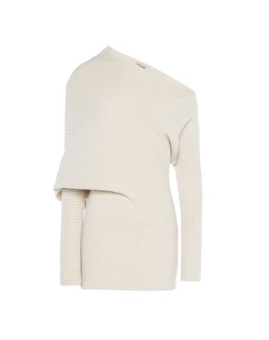 Man Turtleneck Ivory Size 44 Polyamide, Viscose, Wool, Cashmere