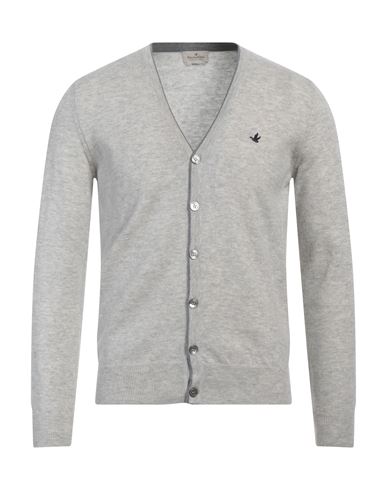 Man Cardigan Light grey Size 42 Virgin Wool