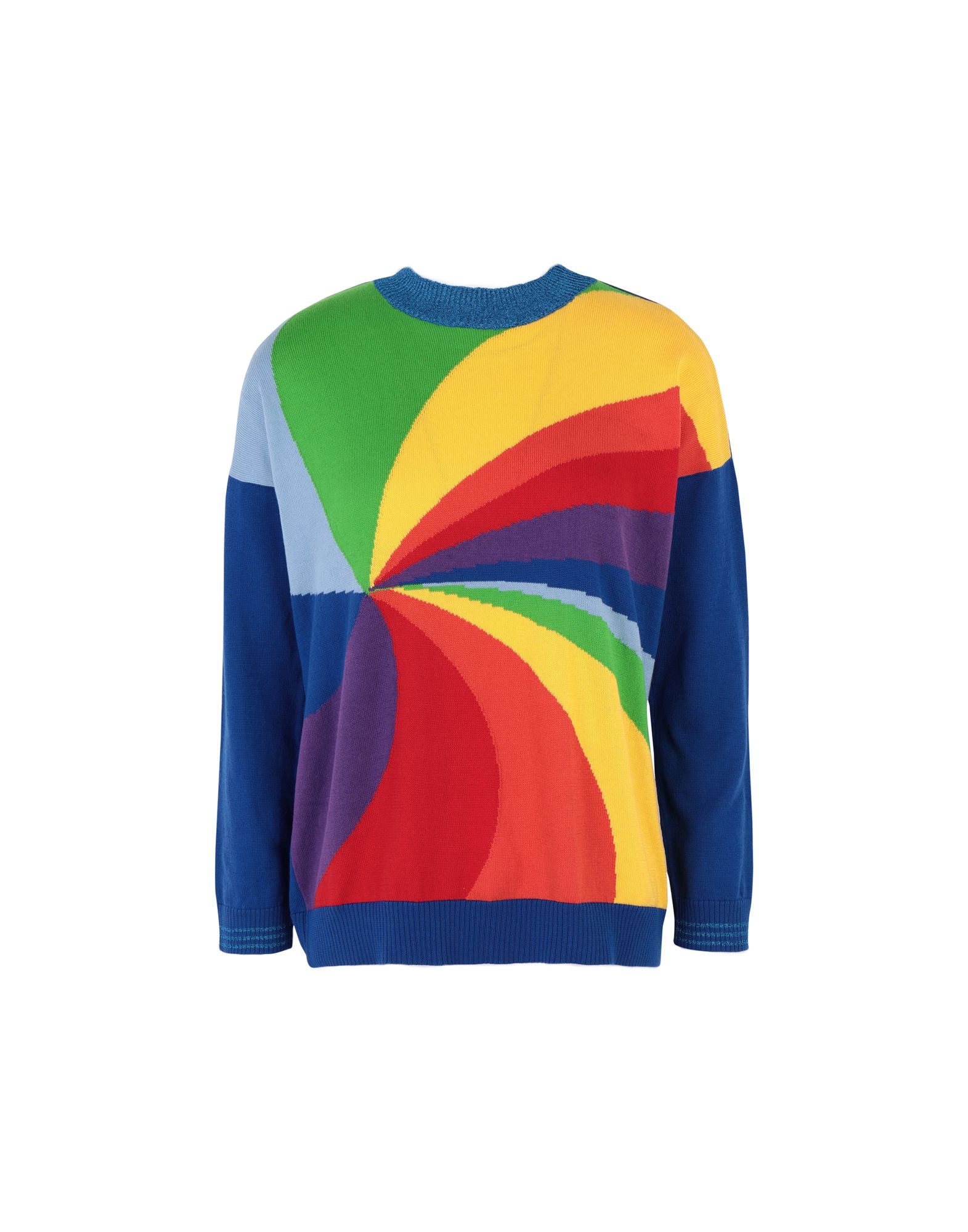 《セール開催中》GIADA BENINCASA レディース プルオーバー イエロー S コットン 95% / レーヨン 3% / ポリエステル 2% RAINBOW PULLOVER