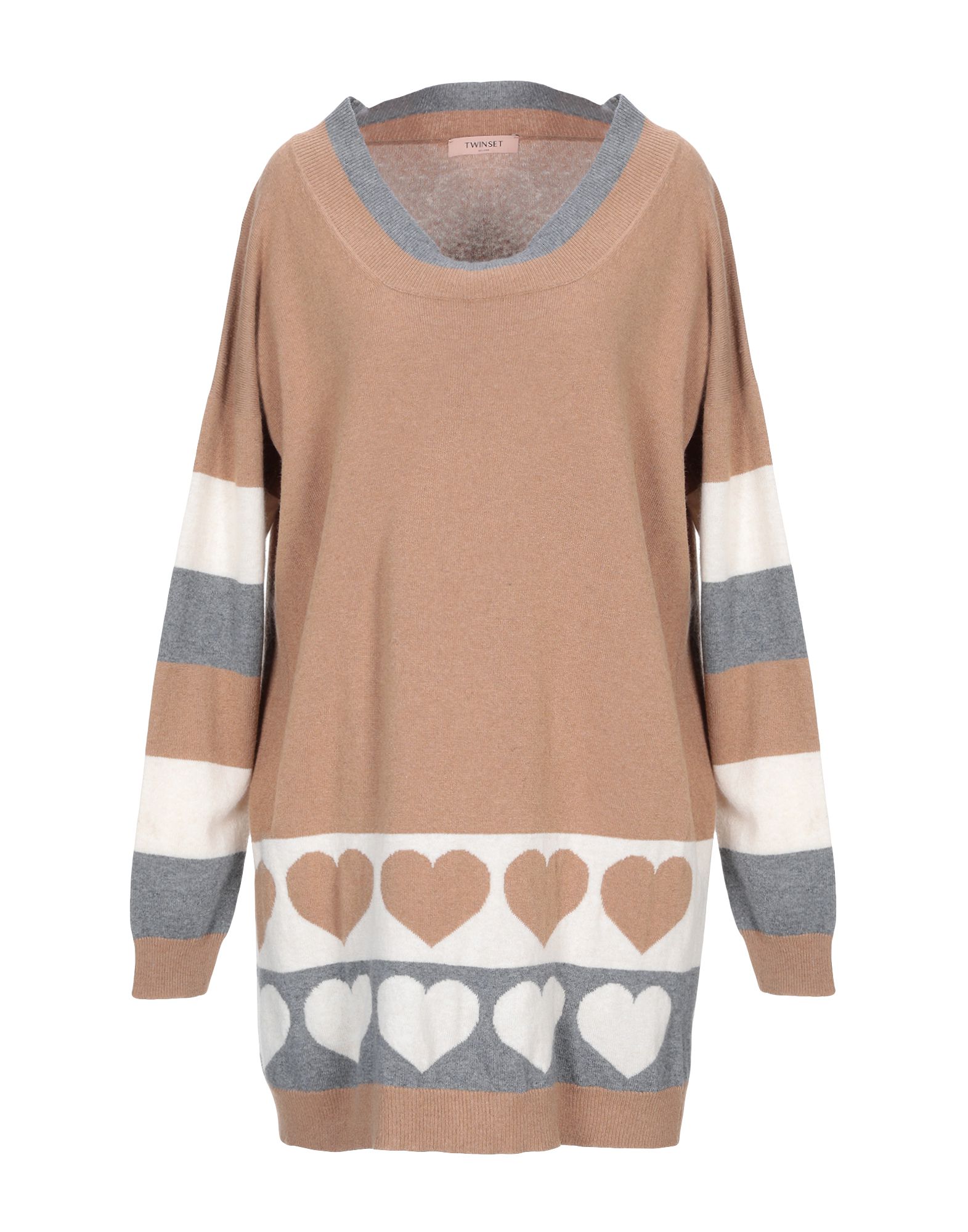 Twinset Sweaters In Camel