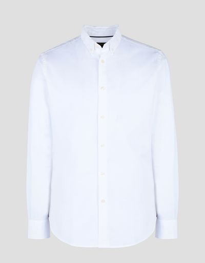 Scuderia Ferrari Online Store - Men’s shirt with button-down collar - Long Sleeve Shirts
