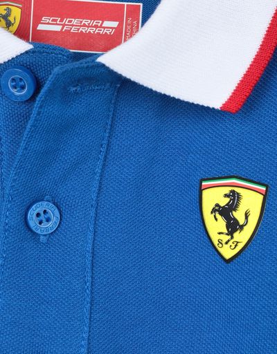 Scuderia Ferrari Online Store - Boys' cotton piquet polo shirt -