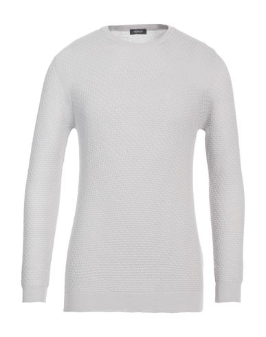 Rossopuro Man Sweater Light Grey Size 3 Cotton