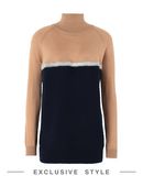 MOZH MOZH Damen Rollkragenpullover Farbe Dunkelblau Gre 5