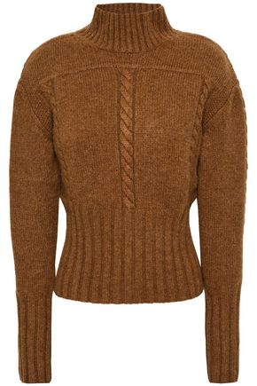 KHAITE Maude cable-knit cashmere turtleneck sweater