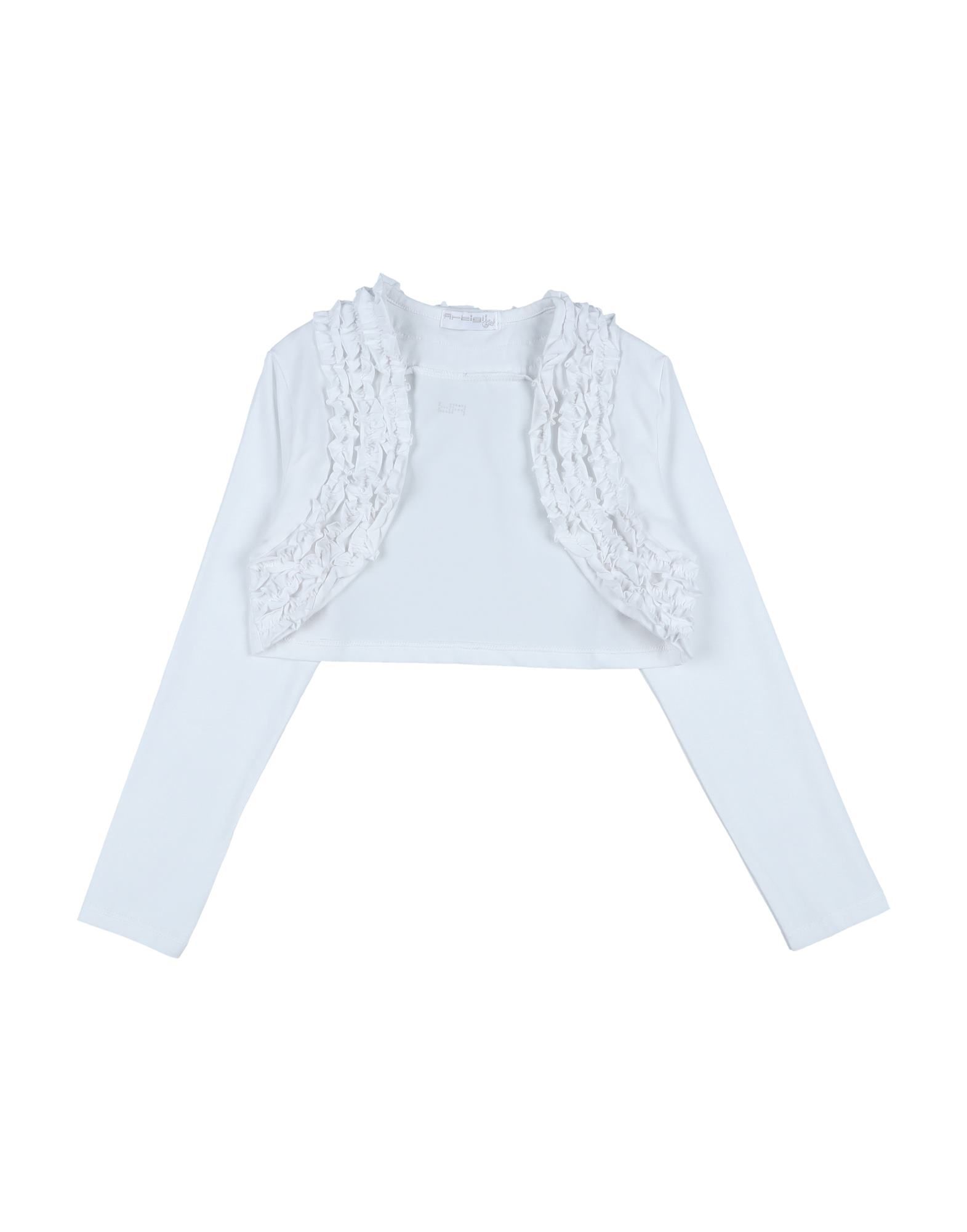 Artigli Girl Wrap Cardigans In White