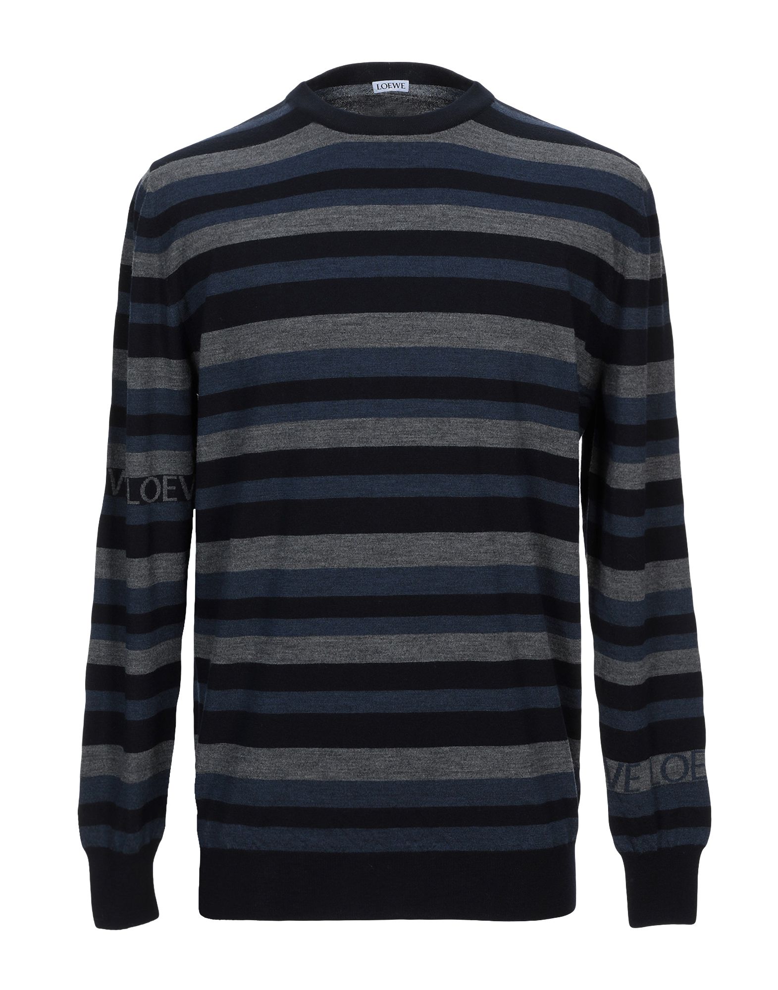 Loewe Striped Knit Sweater In Blue | ModeSens