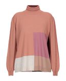 ROBERTO COLLINA Damen Rollkragenpullover Farbe Nude Gre 4