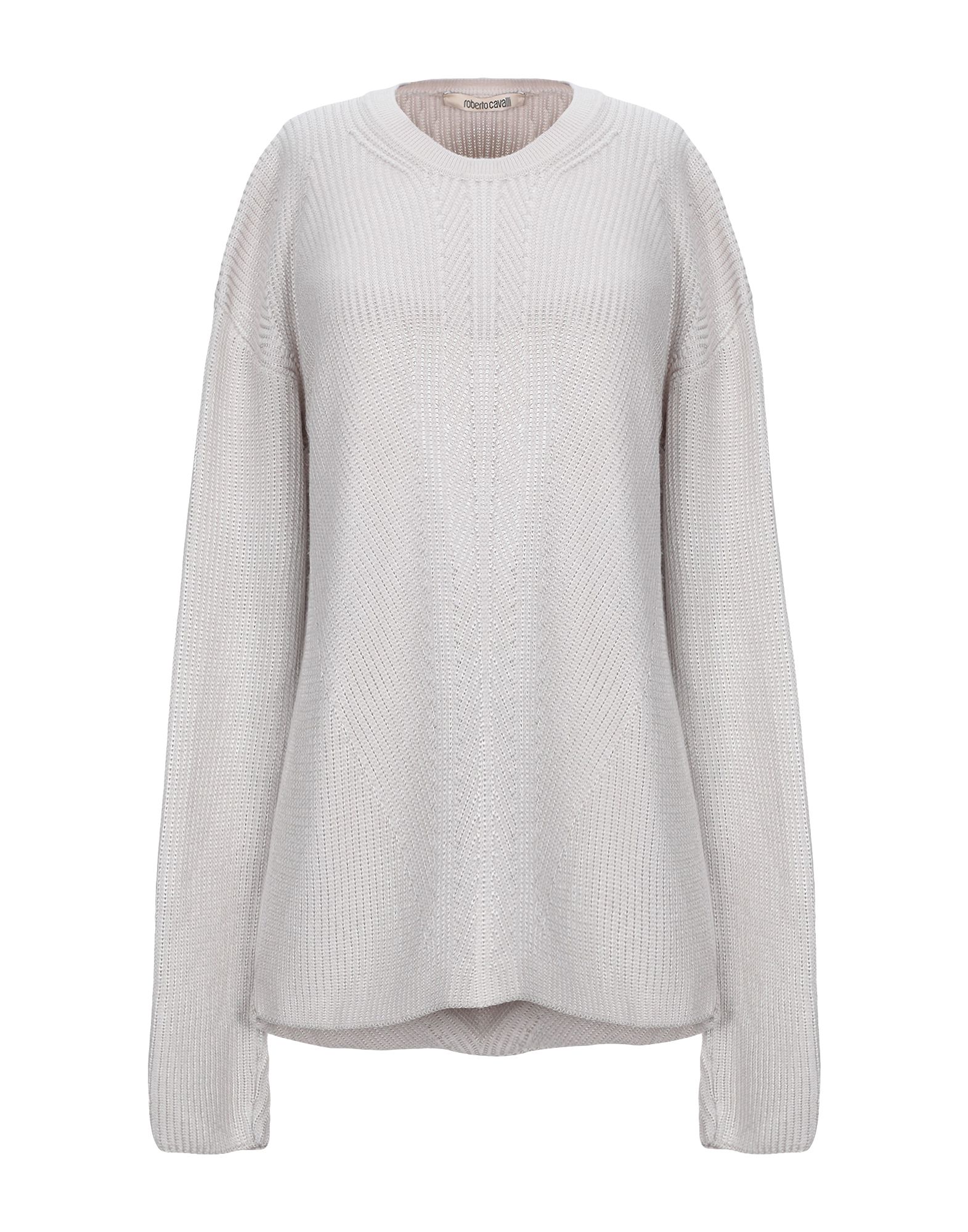 Shop Roberto Cavalli Woman Sweater Ivory Size 10 Wool, Viscose In White