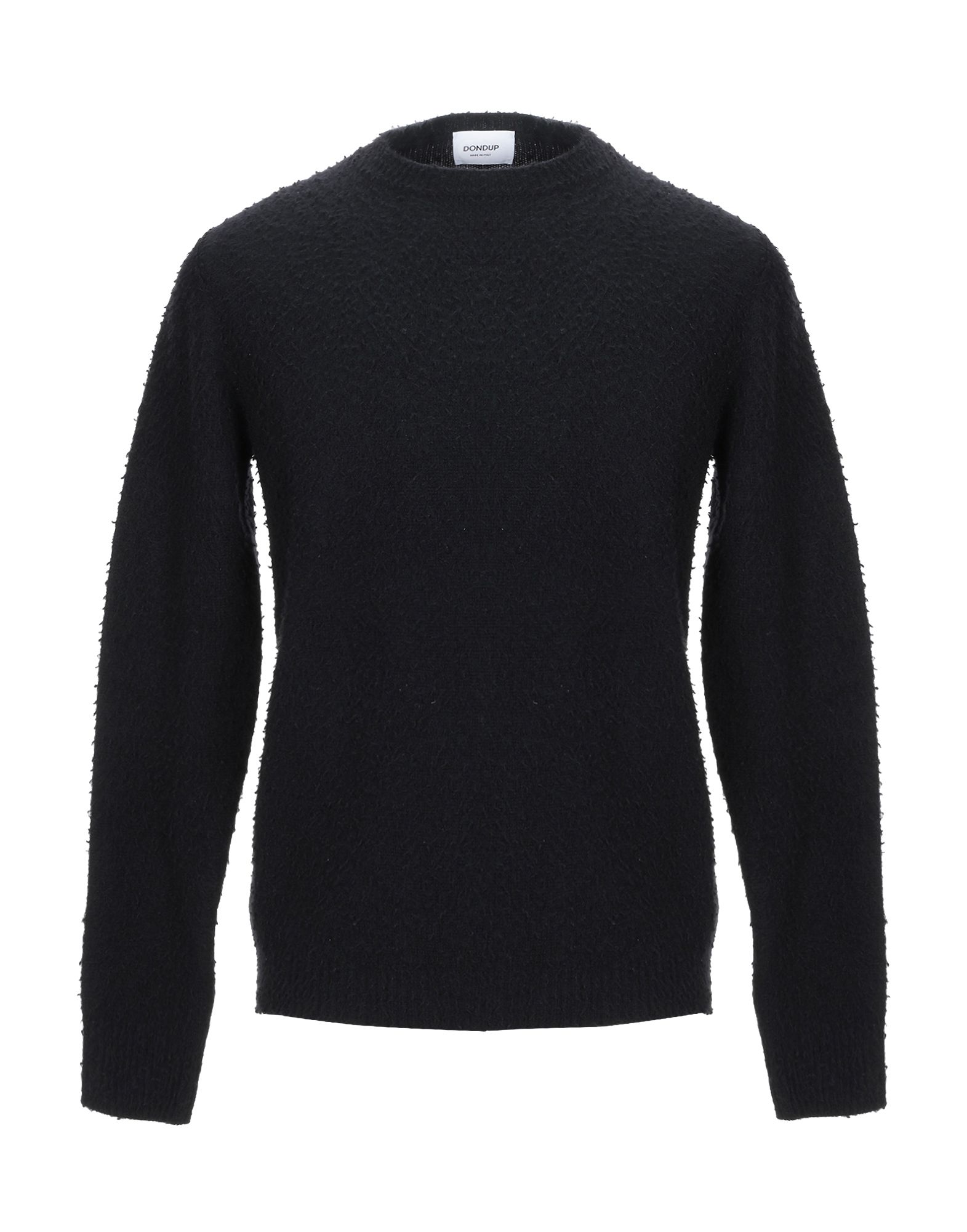 Shop Dondup Man Sweater Black Size 38 Merino Wool, Cashmere