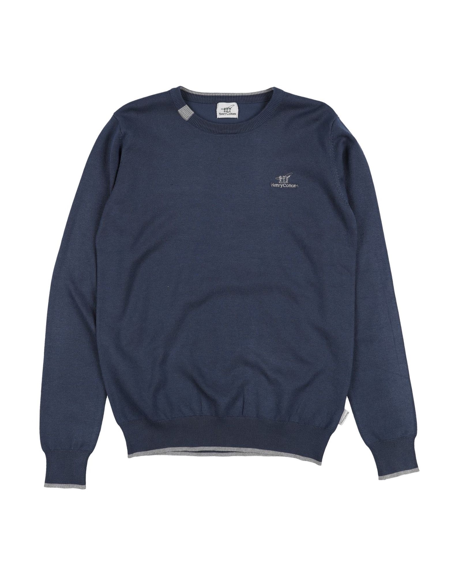 Henry Cotton's Kids' Sweaters In Blue