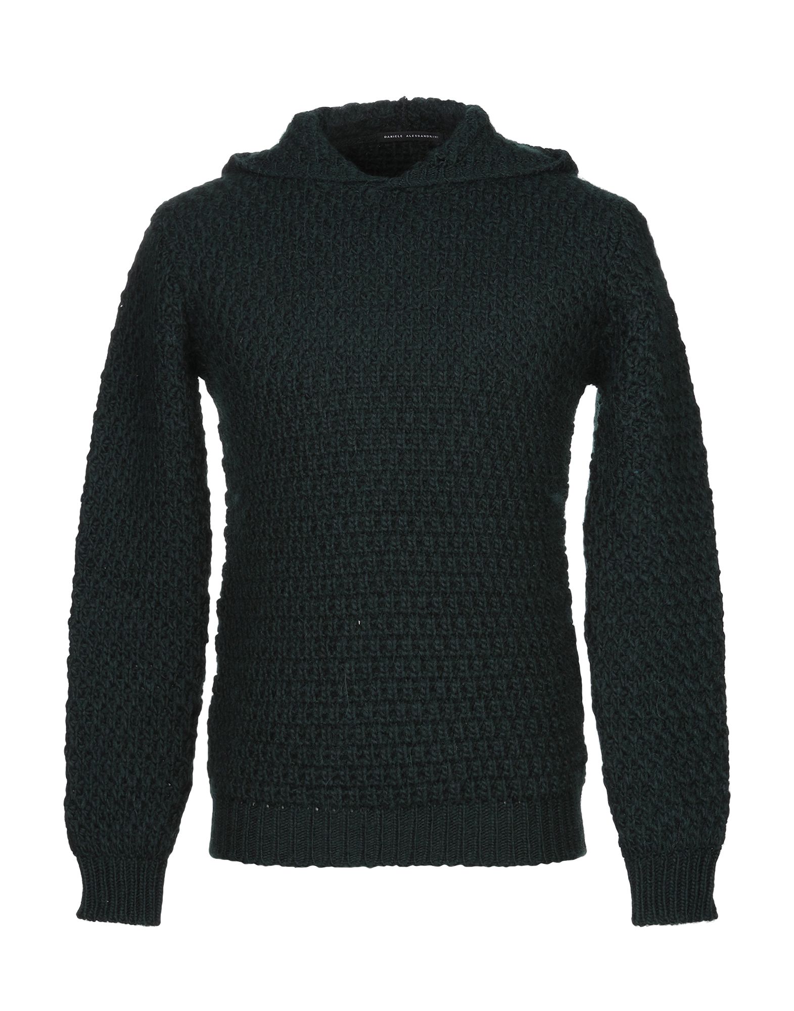 DANIELE ALESSANDRINI DANIELE ALESSANDRINI MAN SWEATER DARK GREEN SIZE 40 WOOL, ACRYLIC, ALPACA WOOL, POLYAMIDE 39959117MF 6