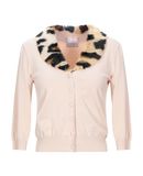 SWEET SECRETS Damen Strickjacke Farbe Sand Gr��e 4