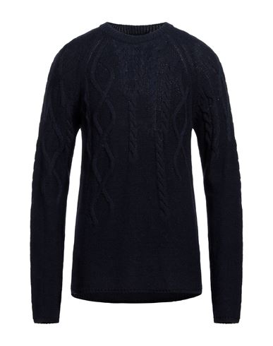 Daniele Alessandrini Man Sweater Midnight Blue Size 44 Acrylic, Viscose, Wool, Alpaca Wool