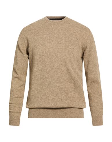Barbour Man Sweater Khaki Size L Wool In Nude