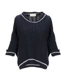 ART CAPSULE by STEFANIA CARRERA Damen Pullover Farbe Dunkelblau Gr��e 4
