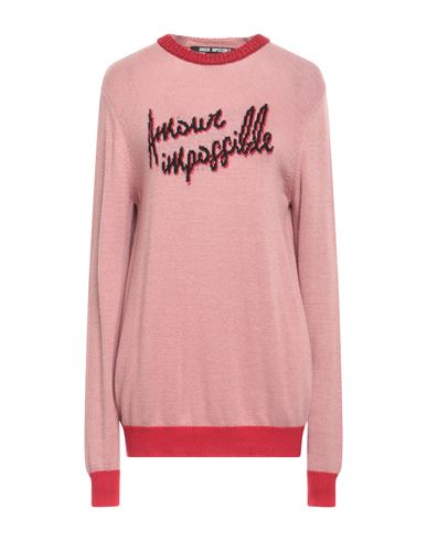 Woman Sweater Pastel pink Size L Polyamide, Viscose, Wool, Cashmere