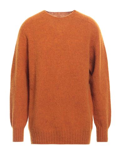 Howlin' Man Sweater Tan Size Xl Wool In Orange