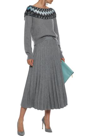 Alberta Ferretti Women's Knitted Poncho Black main image 1