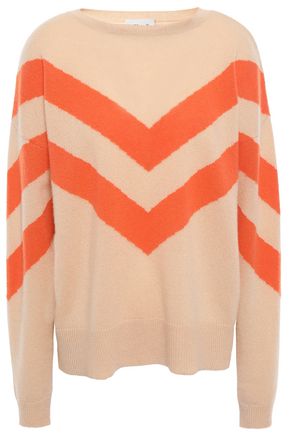 CHARLI Carnot intarsia cashmere sweater