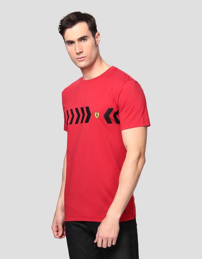 メンズ コットン Tシャツ プリント入り