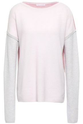 DUFFY Color-block cashmere sweater