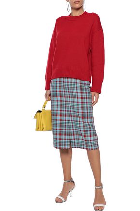 Click to view more detailed imagery on our partner's website Mansur Gavriel Woman Cashmere Sweater Crimson