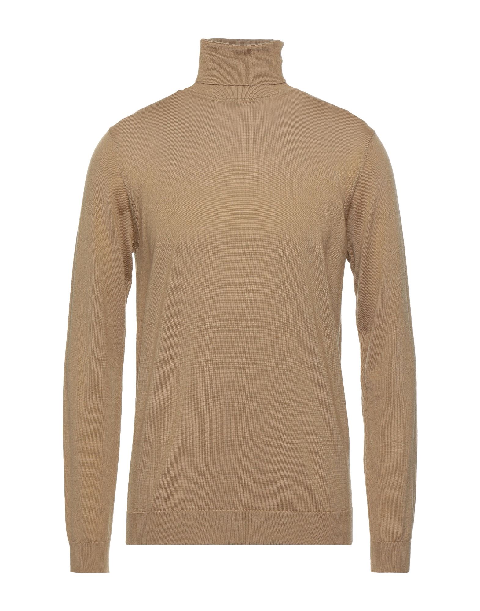 Grey Daniele Alessandrini Turtleneck In Beige