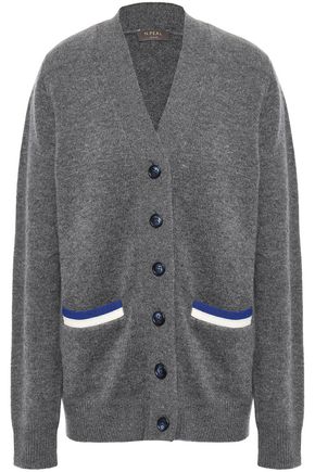 N.PEAL Mélange cashmere cardigan