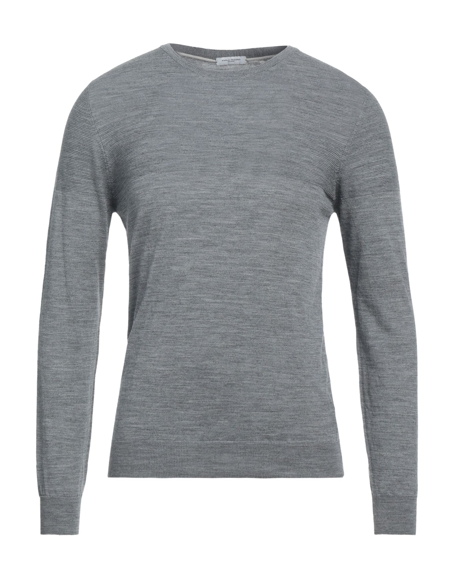 Paolo Pecora Man Sweater Grey Size L Wool