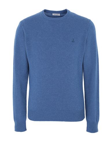 Bramante Man Sweater Blue Size 46 Virgin Wool