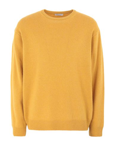 Bramante Man Sweater Ocher Size 44 Virgin Wool In Yellow