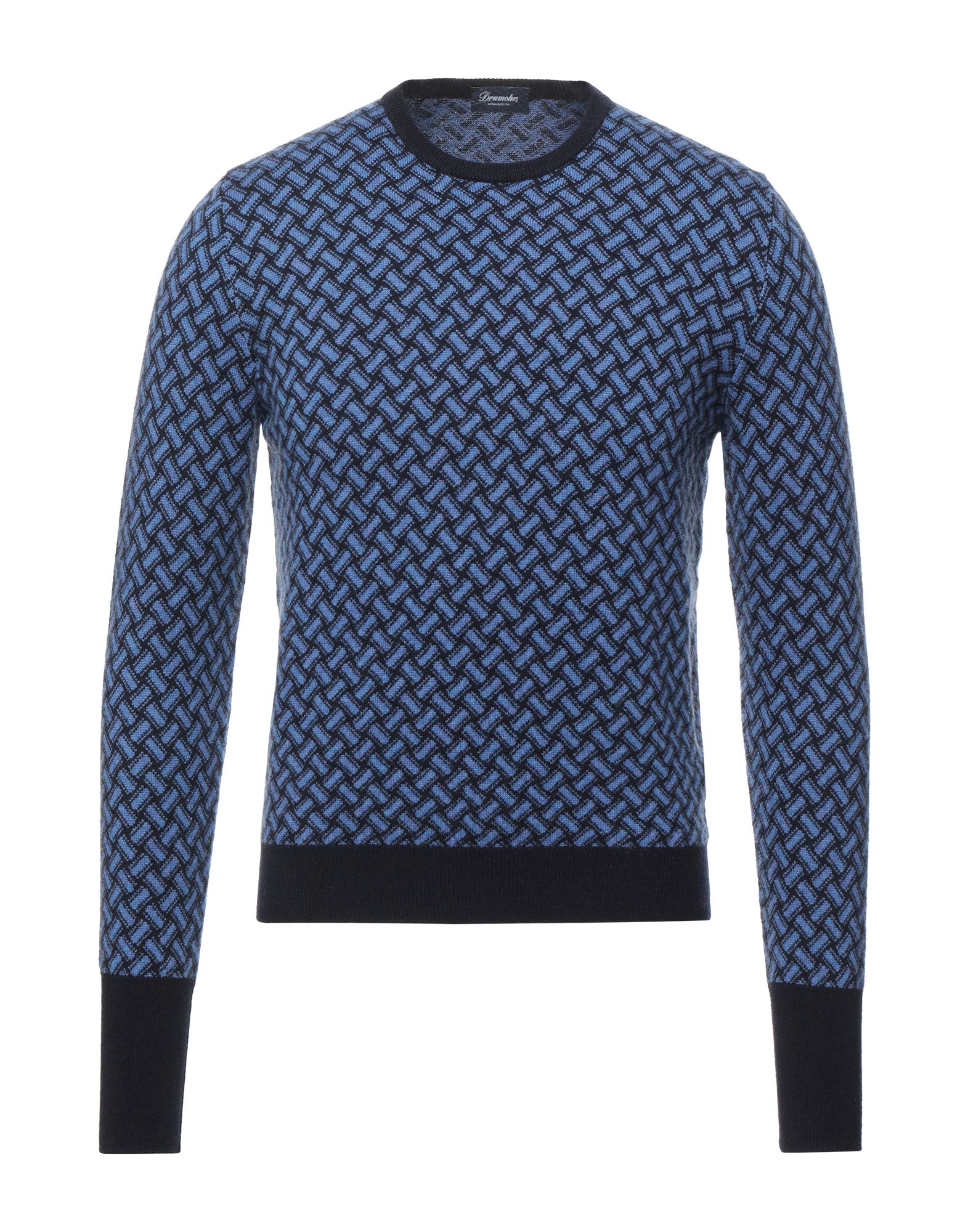 Drumohr Sweaters In Bright Blue