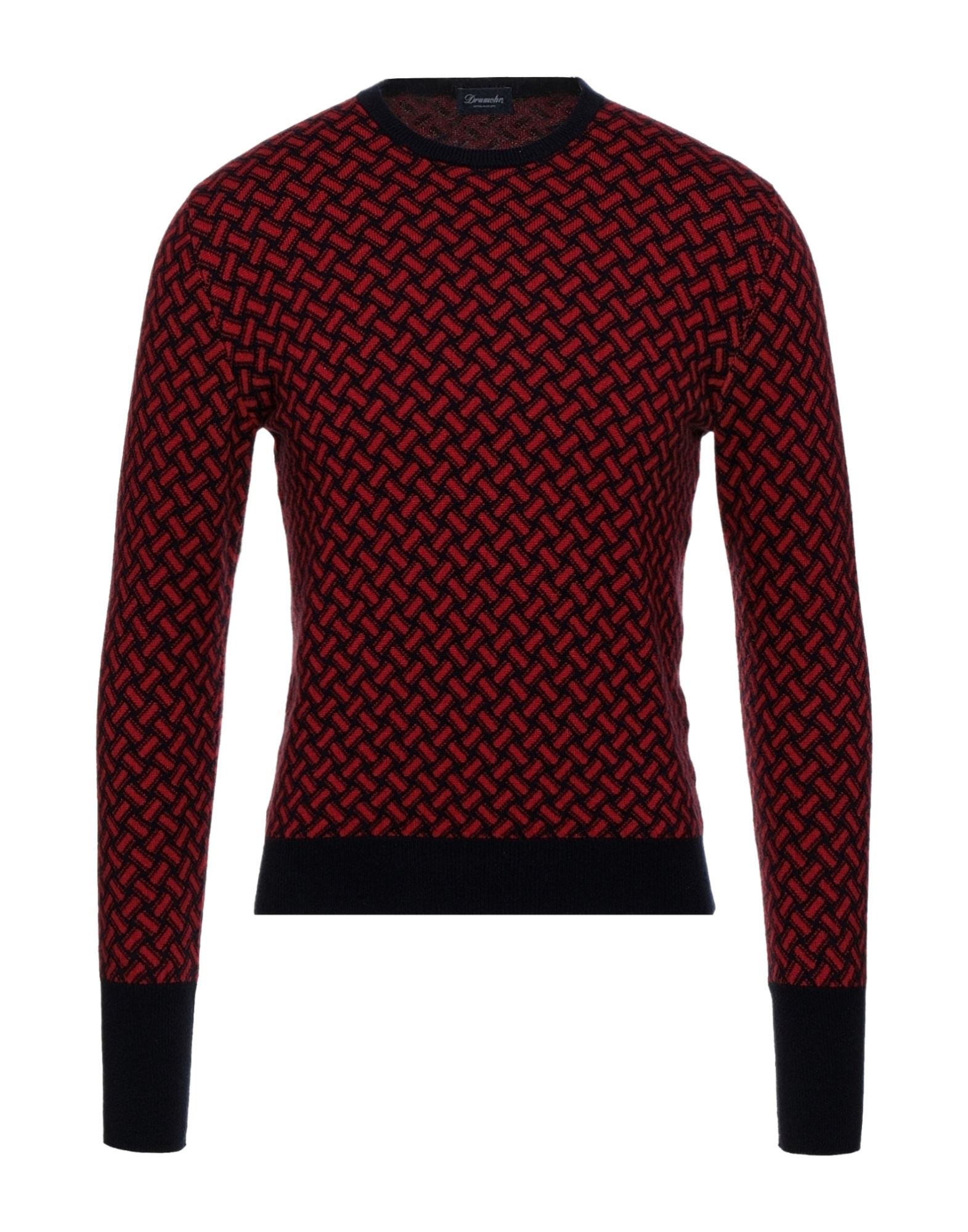 Drumohr Sweaters In Brick Red