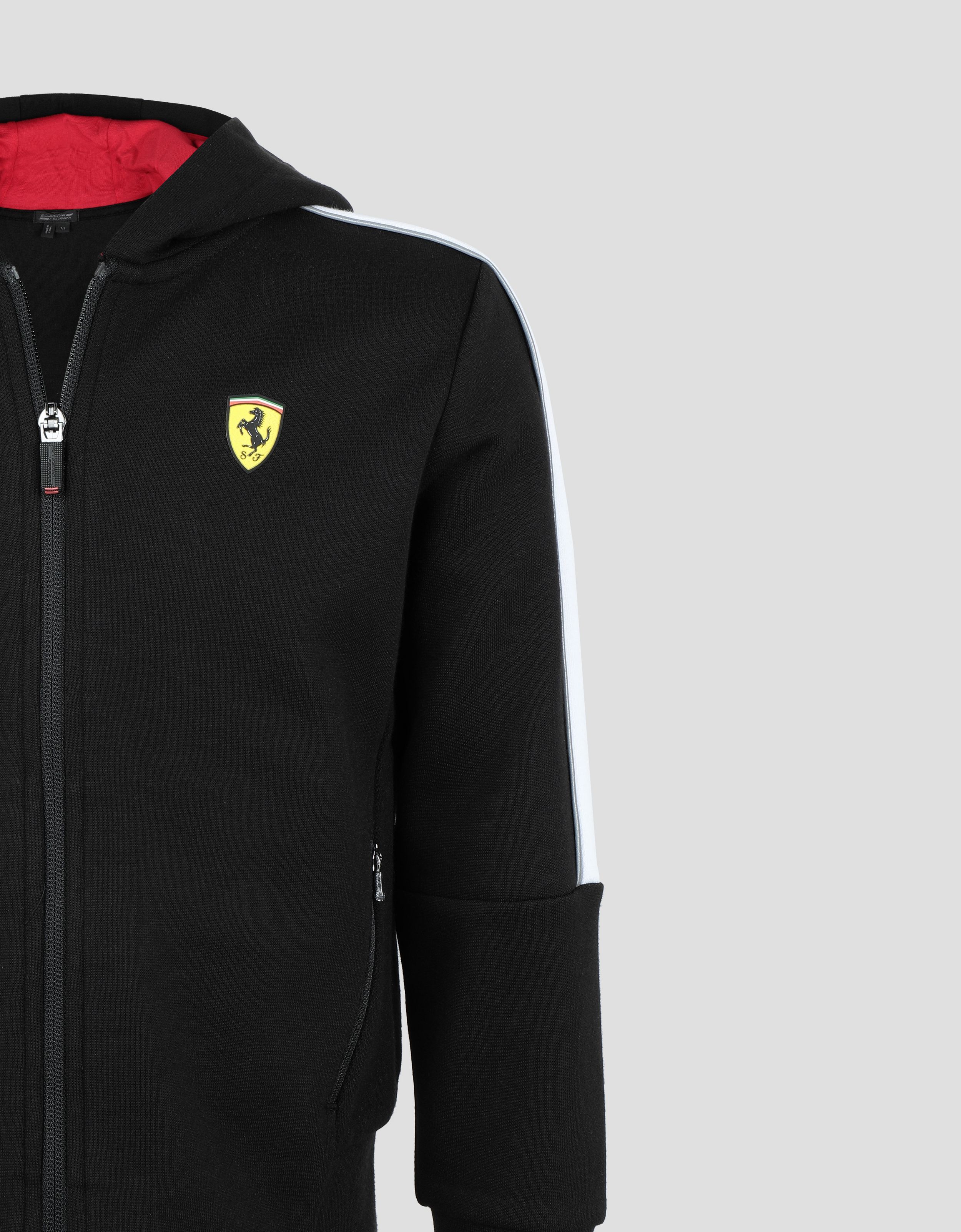 Ferrari Children's sweatshirt with reflective piping Man | Scuderia ...