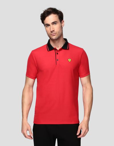 メンズ 機能性ピケ ポロシャツ