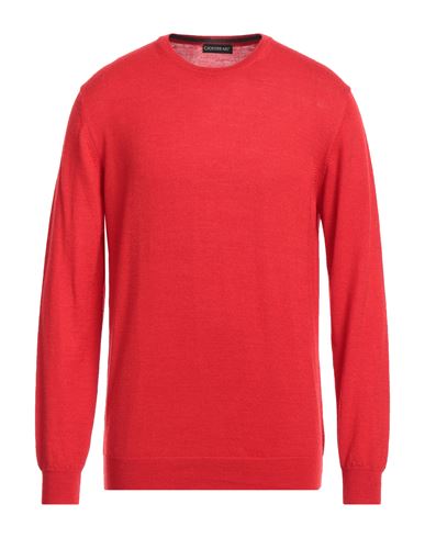 Gioferrari Man Sweater Tomato Red Size 44 Wool