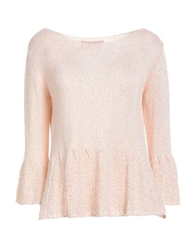 Twenty Easy By Kaos Woman Sweater Blush Size S Polyester, Cotton, Acrylic, Polyamide, Metal In Pink