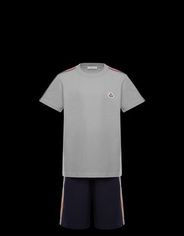 MONCLER T-SHIRT WITH SHORTS - T-shirts with shorts - men